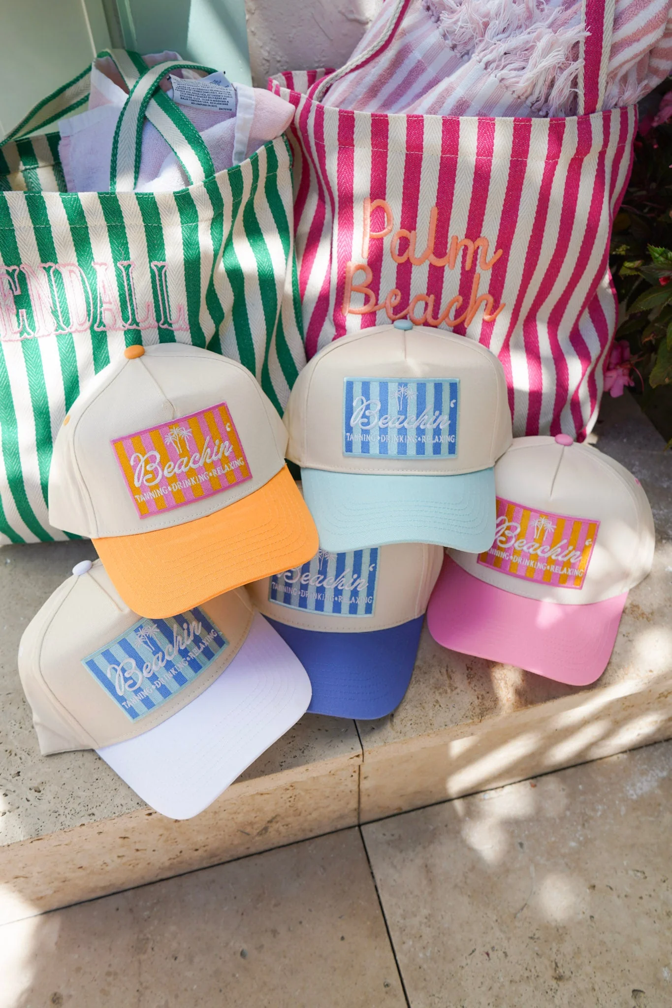 Beachin' - Vintage Trucker Hat - Image 25