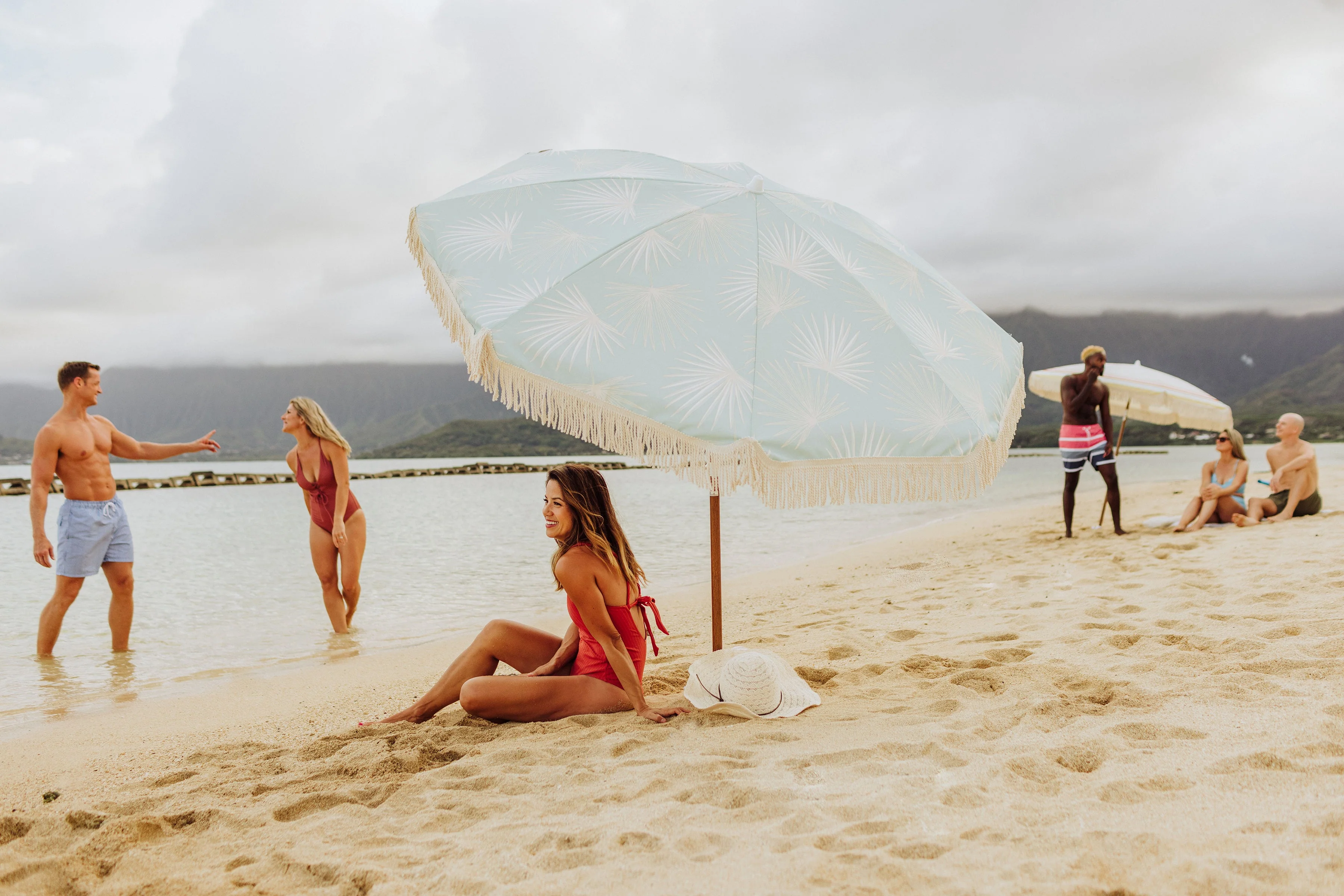Summerland 6.5 ft. Portable Beach Umbrella - Image 125